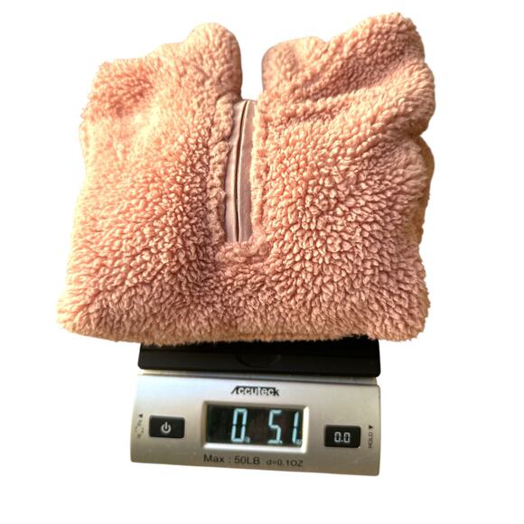 Outdoor Kids Pile Fleece Zip Pullover, Size 4T, Pink - Picture 9 of 9